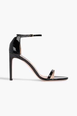 STUART WEITZMAN NWT Black Patent High Heel Sandal Size 10.5B